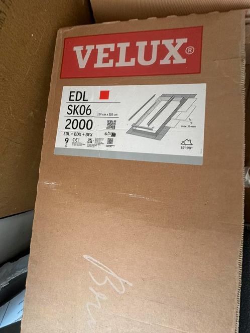 it de raccordement VELUX EDL SK06 2000 (114 x 118 cm), Doe-het-zelf en Bouw, Glas en Ramen, Nieuw, Overige typen, 80 tot 120 cm