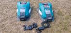2 grasmaairobots voor wisselstukken, Ophalen, Gebruikt, Accu-grasmaaier, Bosh