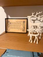 Vintage kader met een gedicht van Clem De Ridder, Ophalen of Verzenden