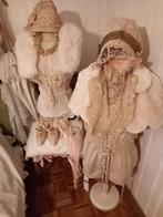 Vintage Paspop,Torso Tafel Buste , Oud Corset + Oud Hoedje, Ophalen of Verzenden