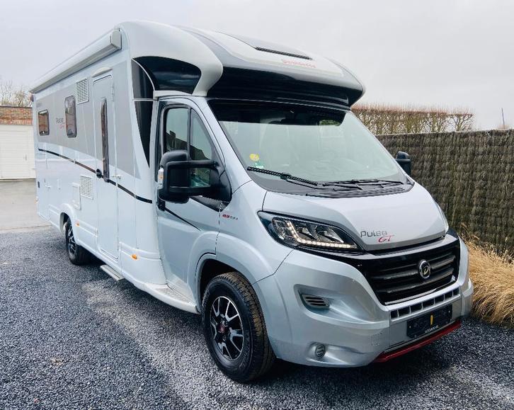 Dethleffs Pulse GT 7051 Automaat / Nieuwstaat / Garantie, Caravans en Kamperen, Mobilhomes, Bedrijf, tot en met 5, Half-integraal