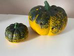 Twee pompoenen, Ophalen of Verzenden, Gebruikt