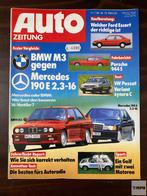 Magazine Auto Zeitung BMW M3 Mercedes 190E 2.3-16 1986 Duits, Boeken, Ophalen of Verzenden, Gelezen