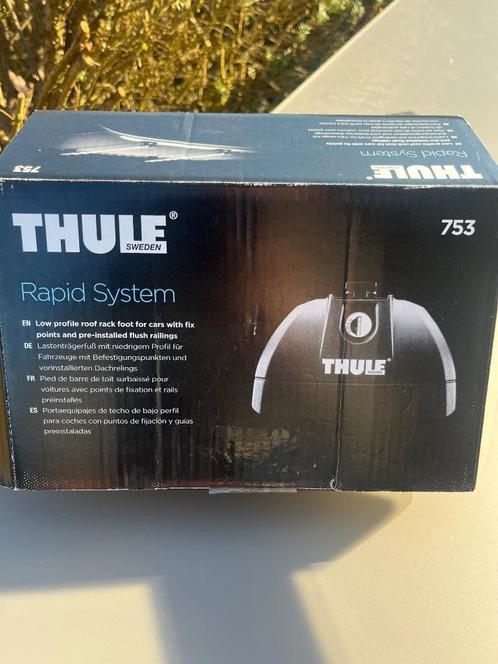 Dakdragers Thule Rapid System 753 voetenset + kit 4037, Auto diversen, Dakdragers, Zo goed als nieuw, Ophalen