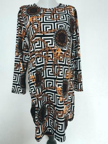 Originele bedrukte jurk/tuniek maat L/XL beschikbaar voor biedingen