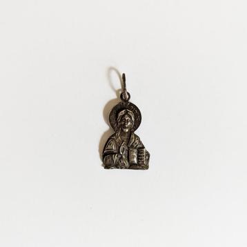 Pendentif en argent avec l'image de Jésus-Christ  