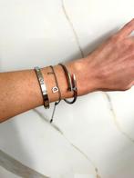 Set van 3 nieuwe zilveren armbanden, Ophalen of Verzenden, Nieuw, Zilver, Zilver