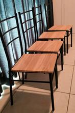 4 eetkamerstoelen, Ophalen, Zo goed als nieuw