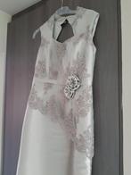 feestjurk grijs zilver (S), Kleding | Dames, Gelegenheidskleding, Galajurk, Nieuw, Ophalen of Verzenden, Maat 36 (S)