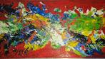 Groot olie werk van Karel Appel, Antiek en Kunst, Ophalen