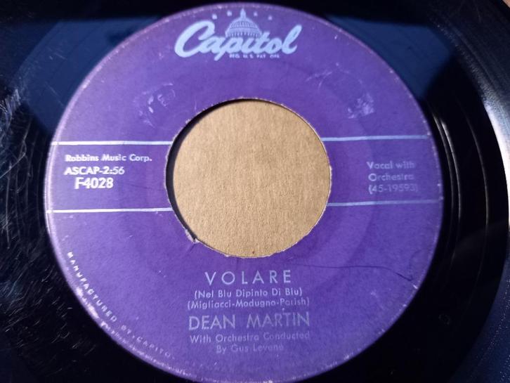 Dean Martin ‎– Volare (Nel Blu Dipinto Di Blu)  '7, Cd's en Dvd's, Vinyl Singles, Gebruikt, Single, Pop, 7 inch, Ophalen of Verzenden