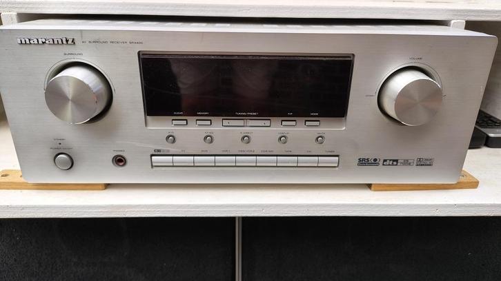 Marantz versterker en 2 boxen, Audio, Tv en Foto, Versterkers en Ontvangers, Gebruikt, 5.1, 60 tot 120 watt, Marantz, Ophalen