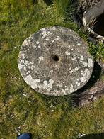 Oude molensteen diameter 89cm dikte 14,5cm, Tuin en Terras, Ophalen, Gebruikt, Graniet
