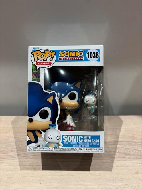 Sonic with hero Chao #1036 Funko POP - Sonic the Hedgehog, Verzamelen, Poppetjes en Figuurtjes, Ophalen of Verzenden