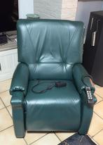 Elektrische relaxzetel in leder, Ophalen, Zo goed als nieuw