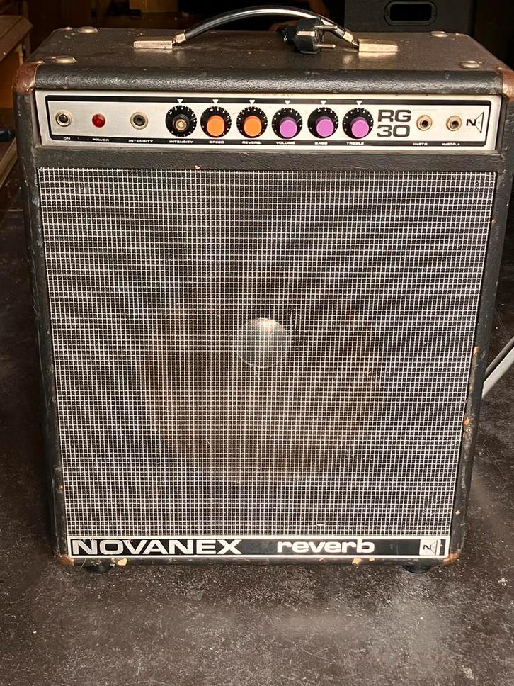 Gitaarversterker Novanex 30 reverb 1974, Muziek en Instrumenten, Versterkers | Bas en Gitaar, Gebruikt, Gitaar, 50 tot 100 watt