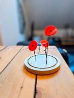 Coquelicots sous cloche., Enlèvement