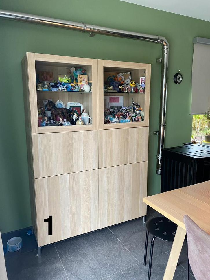 Meubles BESTA et YPPERLIG, Huis en Inrichting, Kasten | Buffetkasten, Gebruikt, Ophalen