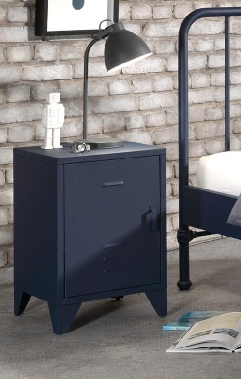 BRONXX METALEN NACHTTAFELS IN VERSCHILLENDE KLEUREN. NIEUW!, Huis en Inrichting, Slaapkamer | Nachtkastjes, Nieuw, Minder dan 55 cm