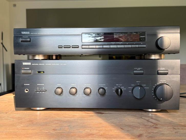 ️ Yamaha AX‑490 versterker – krachtige stereo klassieker, Audio, Tv en Foto, Versterkers en Ontvangers, Zo goed als nieuw, Stereo