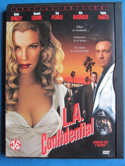 L.A. Confidential (1997), Cd's en Dvd's, Dvd's | Thrillers en Misdaad, Zo goed als nieuw, Maffia en Misdaad, Vanaf 16 jaar, Ophalen of Verzenden