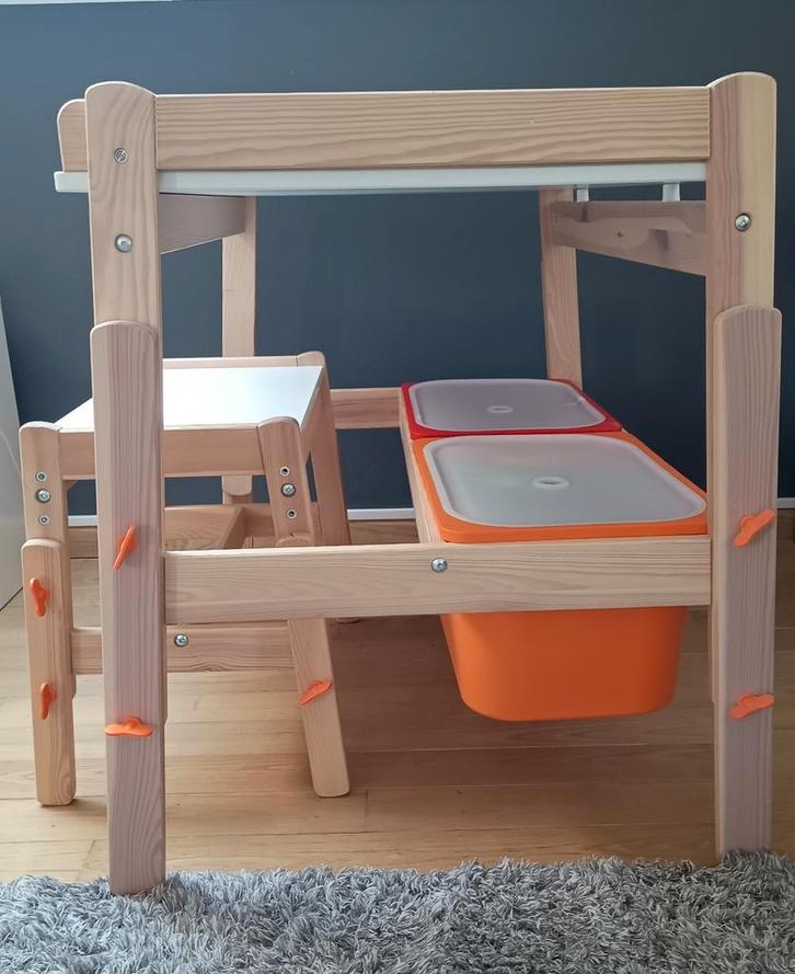 Ikea Flisat-serie kinderbureau/in hoogte verstelbaar, Kinderen en Baby's, Kinderkamer | Overige Meubels, Gebruikt, Ophalen