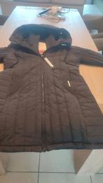 Dames  lange zwarte winter jas van Khujo met kap, Taille 42/44 (L), Khujo, Comme neuf, Enlèvement