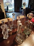 Allerlei karaffen met dop, Antiek en Kunst, Antiek | Glaswerk en Kristal, Ophalen of Verzenden