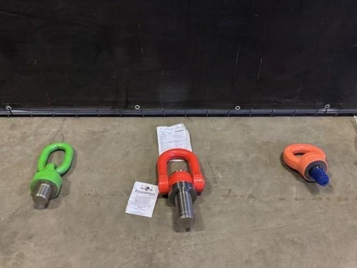 2223. Hijsoog / oogbout / draaibaar / wartel hijsogen, Doe-het-zelf en Bouw, Lieren en Takels, Nieuw, Ophalen