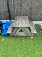 Kinder picknicktafel steigerhout, Tuin en Terras, Picknicktafels, Ophalen, Gebruikt, Hout, Kinderpicknicktafel