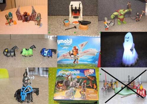 playmbil ridder setjes allerlei uitbreiding kasteel, Kinderen en Baby's, Speelgoed | Playmobil, Zo goed als nieuw, Complete set