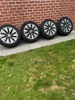 Audi A6 zomerbanden met originele velgen, 18 inch, Gebruikt, Velg(en), Zomerbanden