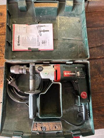 Perceuse à percussion Metabo SBE 1000, Enlèvement ou Envoi, Utilisé, 600 watts ou plus, Mécanisme de percussion