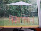 Houten tuinparasol, Tuin en Terras, Ophalen, Nieuw, 3 tot 4 meter, Stokparasol