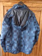 Herenjas blauw met motief, Ophalen, Zo goed als nieuw, Blauw