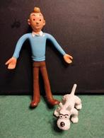 kuifje en bobbie : buig figuurtjes brabo 1979. lombard.herge, Verzamelen, Ophalen of Verzenden, Kuifje, Zo goed als nieuw, Beeldje of Figuurtje