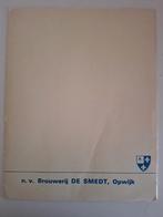 Persbrochure brouwerij De Smedt Opwijk 1984, Verzamelen, Ophalen of Verzenden