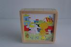 blokpuzzel in hout beer (nieuw) 6 puzzels van 6 blokken, Ophalen of Verzenden, Nieuw, Van hout