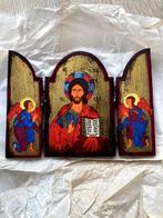 Handgeschilderde Griekse icoon, Antiek en Kunst, Ophalen