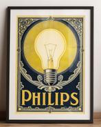 PHILIPS Lampen Art Deco Reclame poster affiche, Verzenden, Nieuw, Reclame
