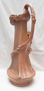 Art Nouveau Vaas (68 cm) - Johann Maresh., Antiek en Kunst, Antiek | Keramiek en Aardewerk, Ophalen of Verzenden
