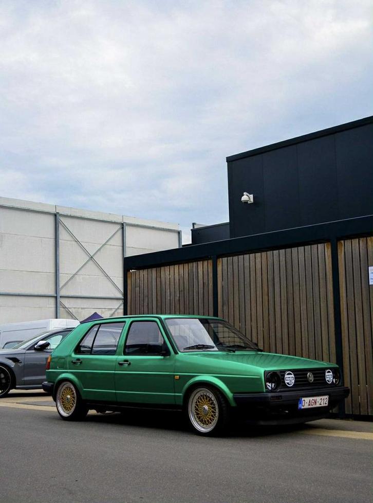 Golf mk2, Auto's, Volkswagen, Particulier, Golf, Benzine, 5 deurs, Handgeschakeld, Groen, Grijs, Ophalen