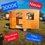 Caravan 750kg rijbewijs B nieuw foodtruck tiny house bouw 4m, Ophalen, Zo goed als nieuw