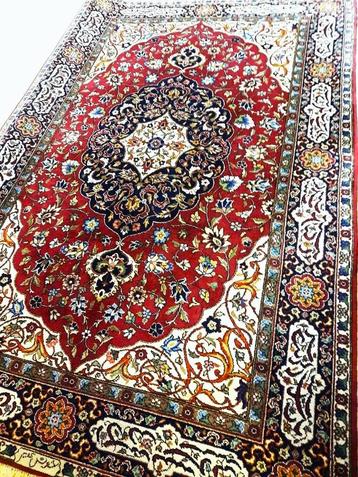 Gesigneerde Perzisch handgeknoopt tapijt (Tabriz) 300x200 cm