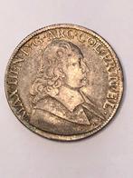 Munt zilver patagon Max Henry Prinsdom Luik jaartal 1669  !!, Zilver, Ophalen of Verzenden, Zilver, Losse munt
