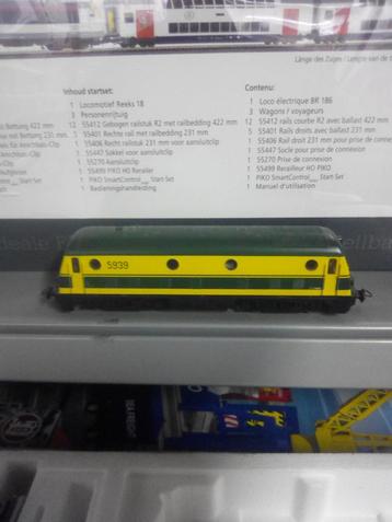 Vends locomotive diesel 5939 jaune sncb