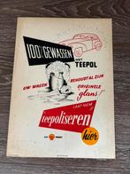 Mooie kartonnen Shell Teepol reclame te koop., Verzamelen, Ophalen of Verzenden, Gebruikt, Reclamebord