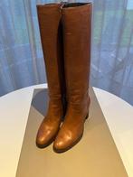 Lange laarzen cognackleur 37, Enlèvement ou Envoi, Comme neuf, Brun, Bottes hautes