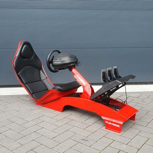 Playseat F1 rood + Thrustmaster T300 RS GT, Games en Spelcomputers, Games | Sony PlayStation 5, Zo goed als nieuw, Ophalen of Verzenden