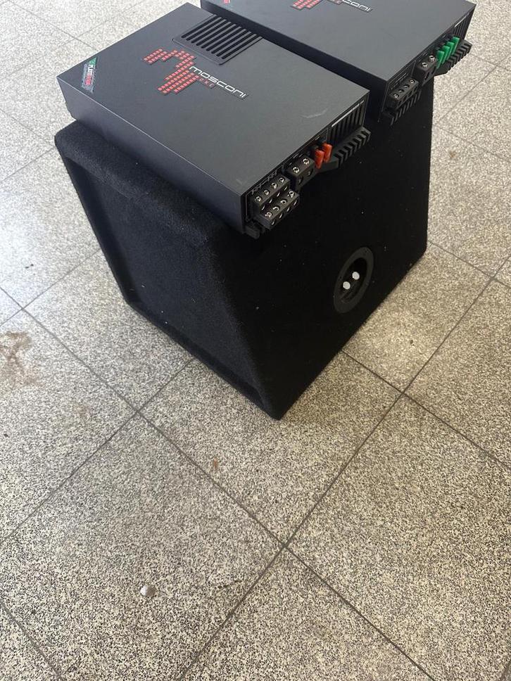 Versterkers - woofer jl audio -woofer gladen - radio alpine, Auto diversen, Autoradio's, Zo goed als nieuw, Ophalen